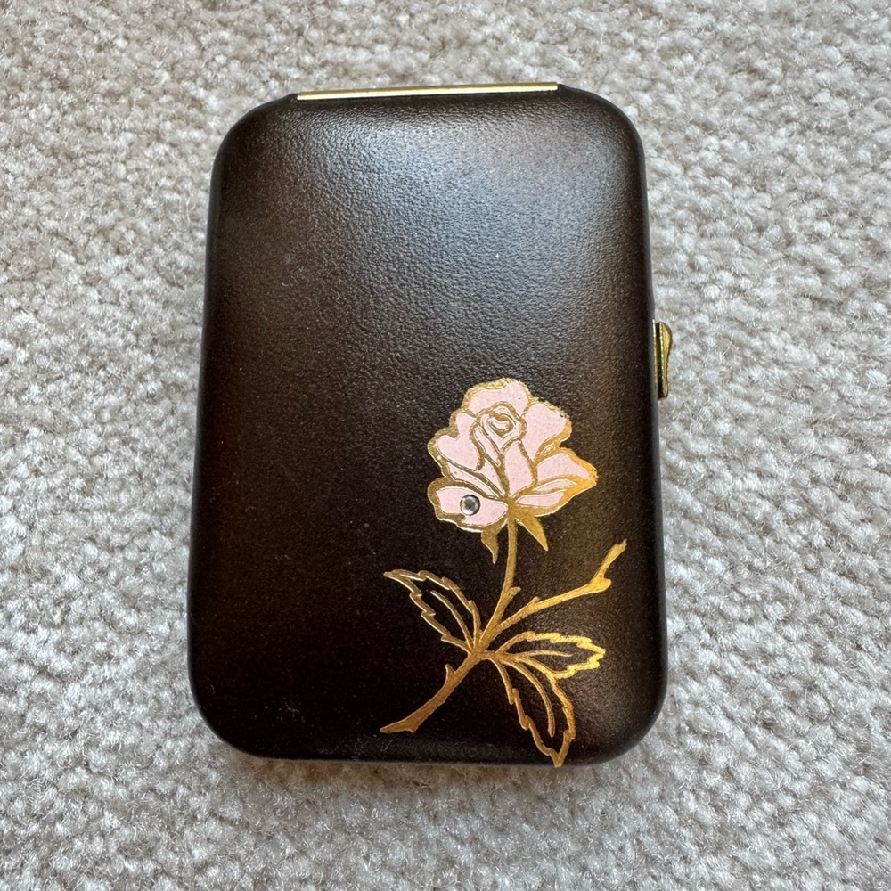 💥SALE Vintage Buxton Brown and Gold Key Holder